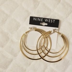 Nine West gold Earrings